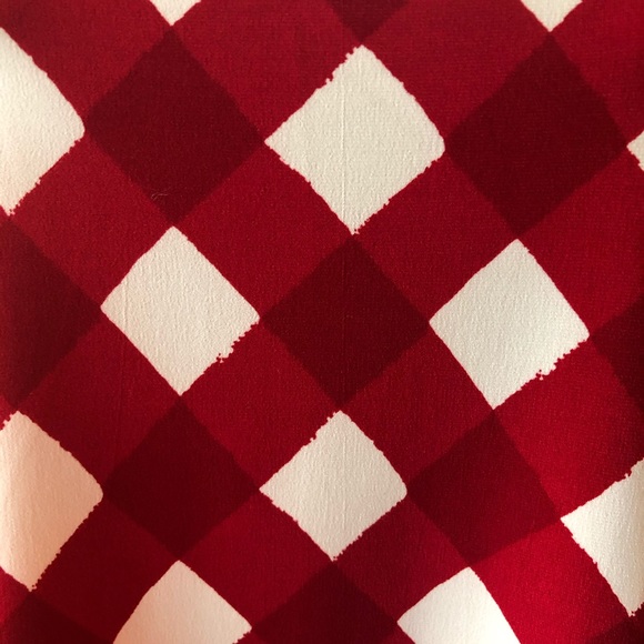 The Limited // Red Gingham Racerback Strap Tank - Picture 4 of 4